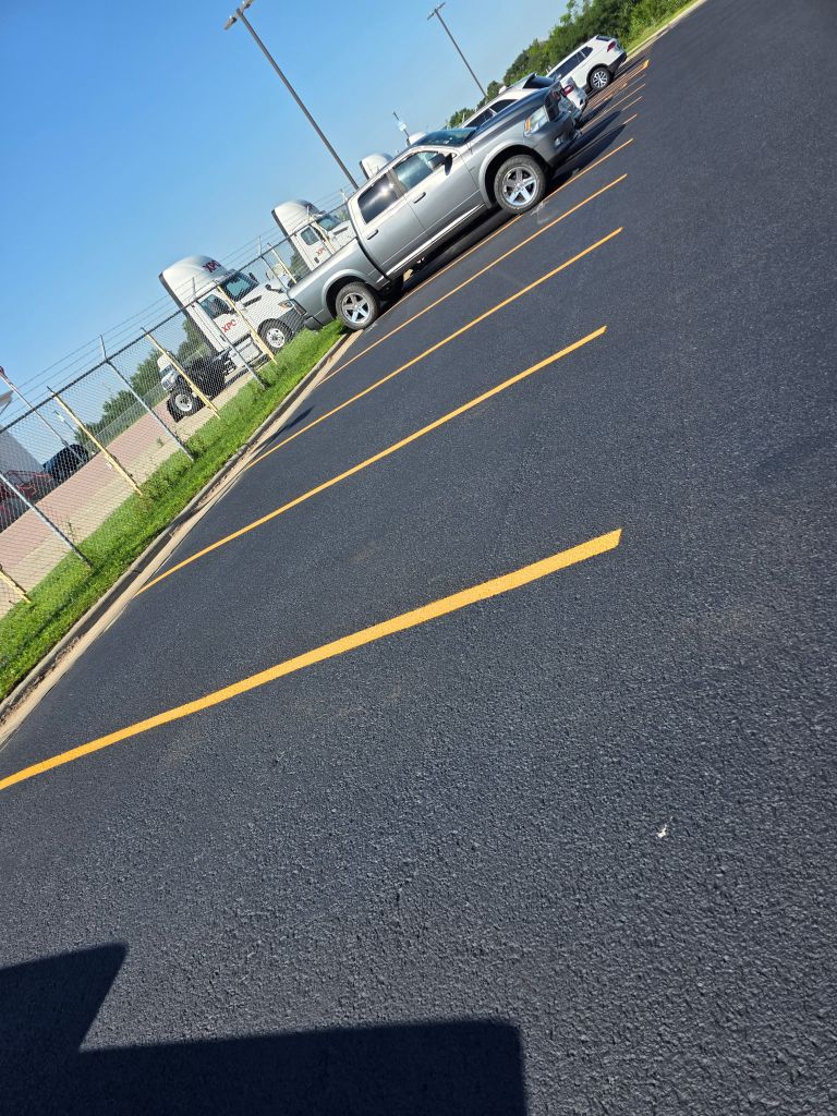 Parking lot striping detail